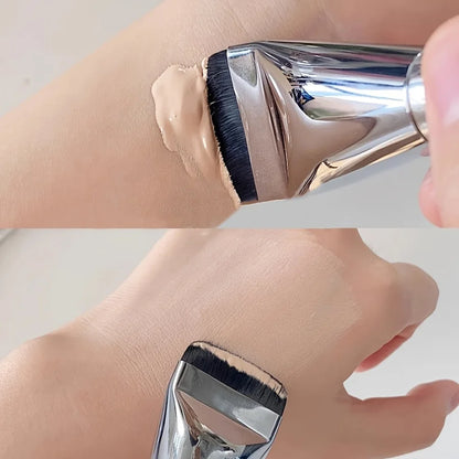 Ultra-thin Flat Foundation Brush for Seamless Makeup Application - Smarsty