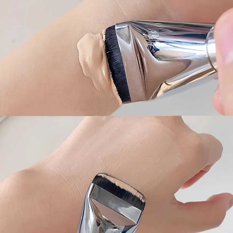 Ultra-thin Flat Foundation Brush for Seamless Makeup Application - Smarsty