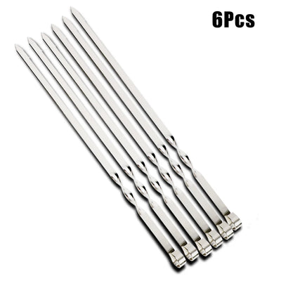 Stainless Steel Barbecue Skewers Set for Easy Cleaning - Smarsty