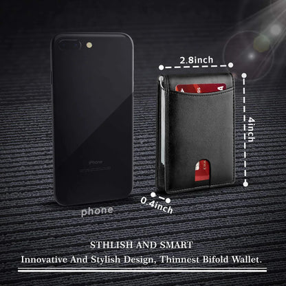 ANTI RFID Blocking Black Carbon Fiber Men Wallets Short Small Protected Magic Leather ID Credit Card Holder Case Purse for Men