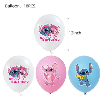 Disney Lilo and Stitch Birthday Party Decoration Set - Smarsty