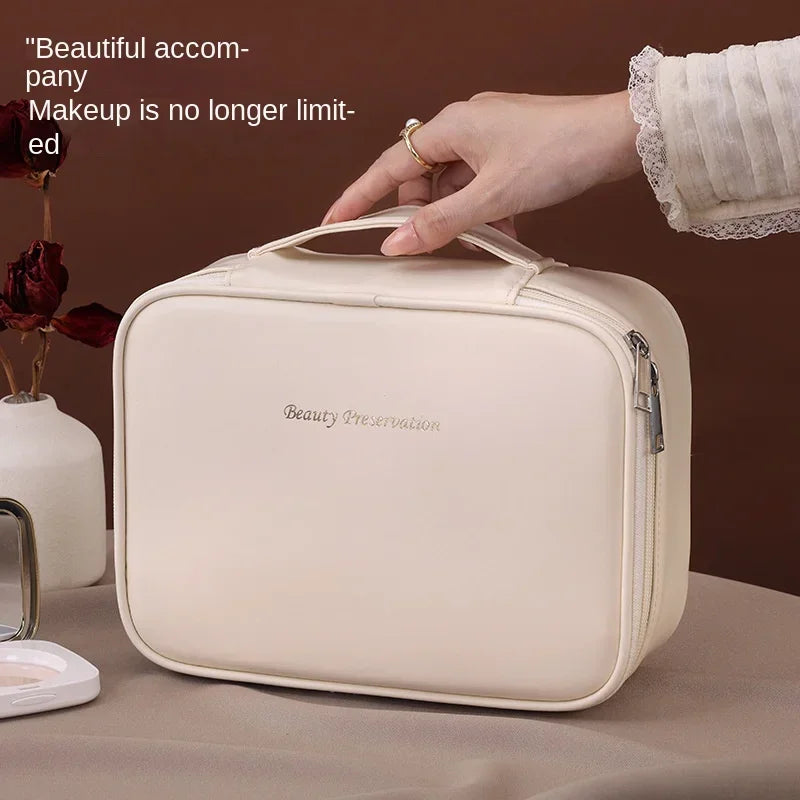 New Women's Cosmetic Bag Portable Storage Bag Large Capacity Luxury makeup bag travel organizer Essentials Toiletry Bag - Smarsty