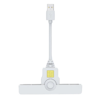 USB2.0/Type-C Smart Card Reader Foldable Common Access Card Reader CAC Reader Compatible for Windows/ OS/Android