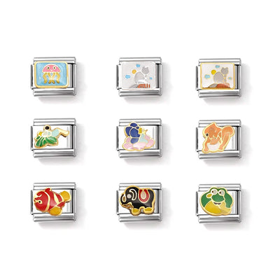 Italian Links Stainless Steel Charm Bracelet for Women - Smarsty