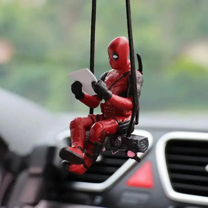 Deadpool Car Pendant Rearview Mirror Charm Interior Decor - Smarsty