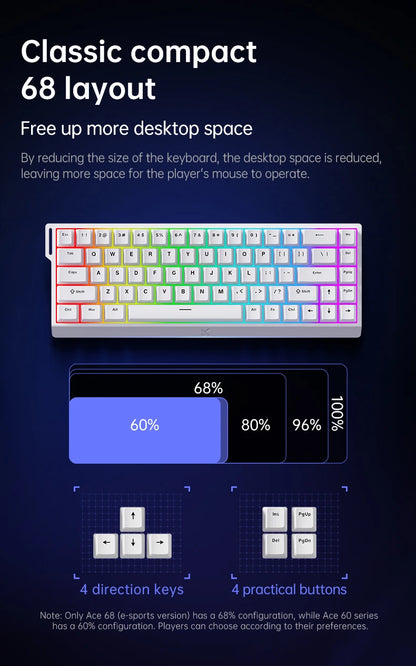 Mechanical Gaming Keyboard Rapid Trigger 8000Hz Response