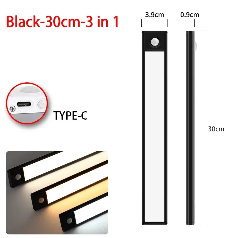 LED Motion Sensor Night Light for Cabinets and Wardrobes - Smarsty