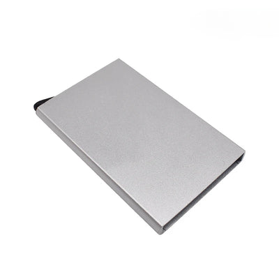 Rfid Credit Card Holder Men Thin Slim Mini Minimalist Wallets Luxury Metal Bank ID Cardholer Case Wallet for Men Carteras Choice - Smarsty