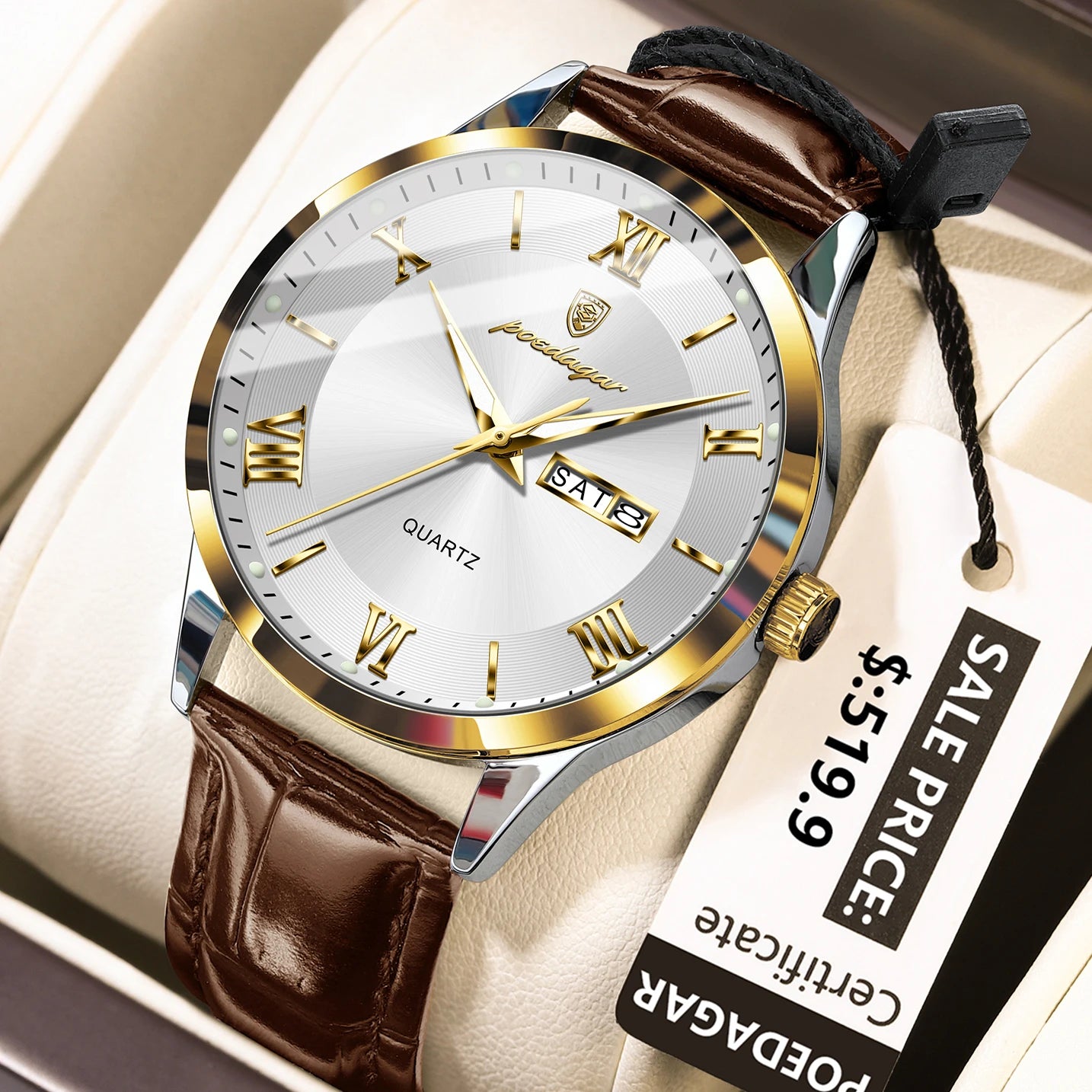 Luxury Waterproof Military Watch For Men with Luminous Dial - Smarsty