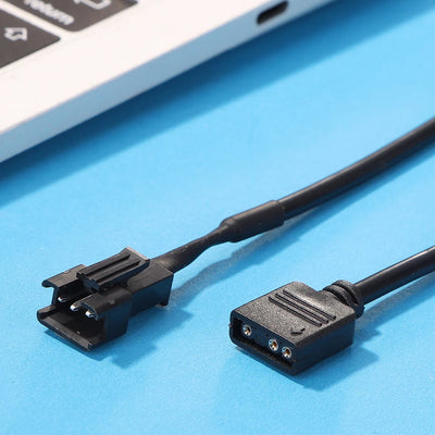 1/2PCS 5V 3 Pin / 12V 4 Pin 30cm Motherboard RGB Adapter Conversion Cable for PC Computer LED Light Strip SM Wire Line