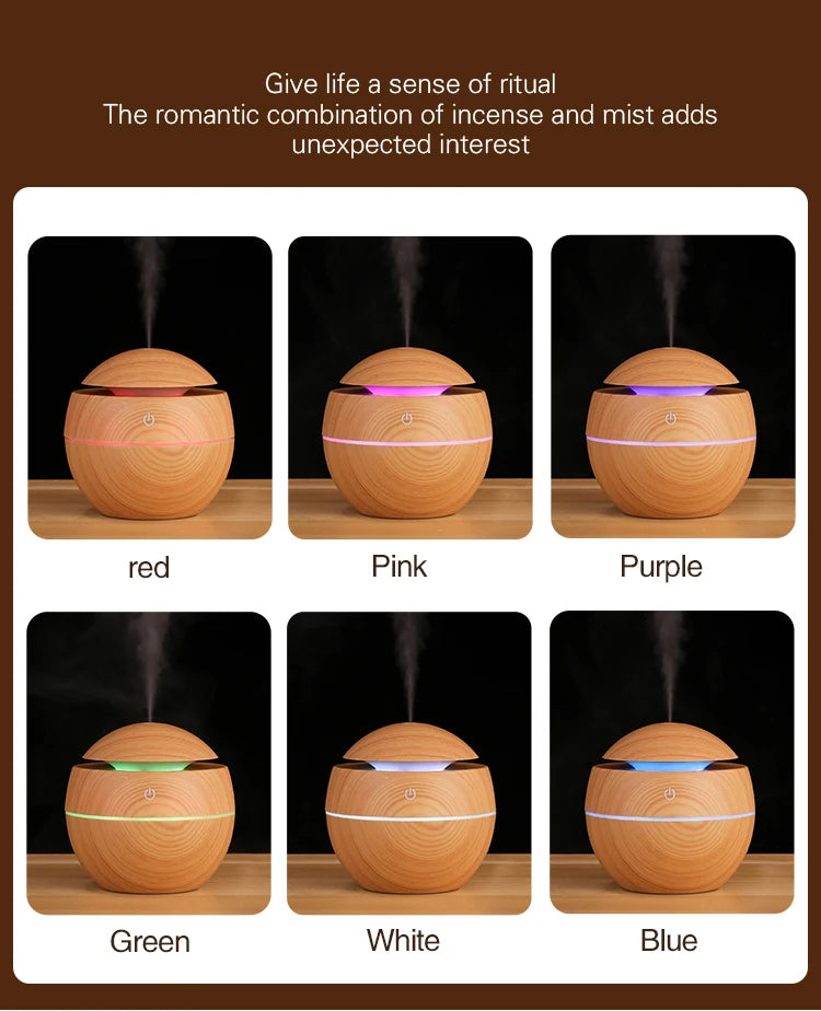 USB Essential Oil Diffuser with High Humidification Capacity - Smarsty