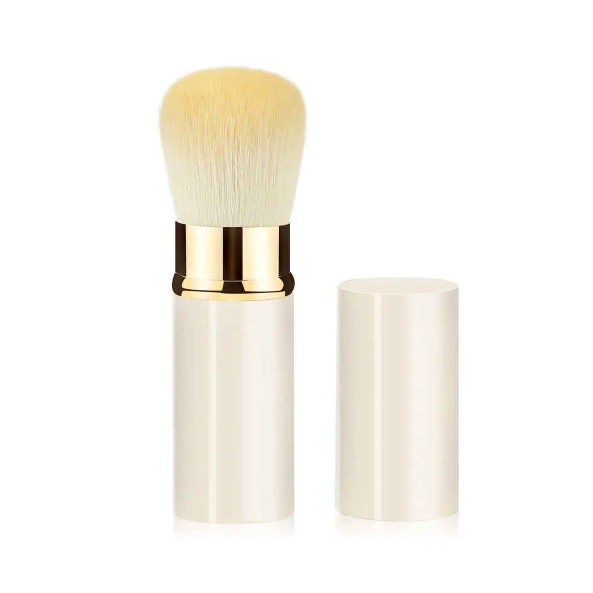 Retractable Makeup Brush with Aluminum Handle for Easy Application - Smarsty