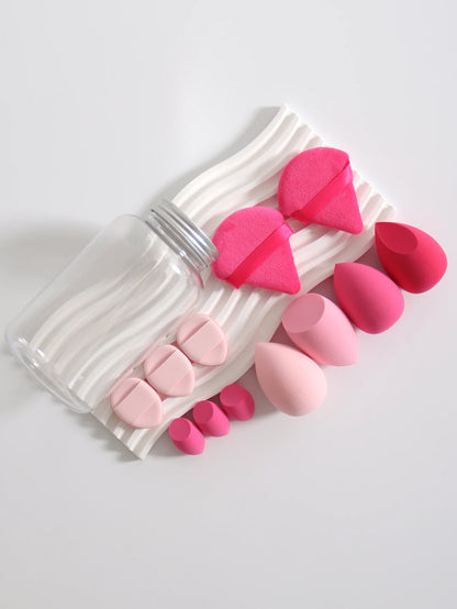 12Pcs Latex-Free Makeup Sponge Set for Flawless Application - Smarsty