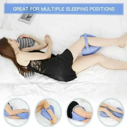 Memory Foam Leg Pillow for Pregnancy and Sciatica Relief - Smarsty
