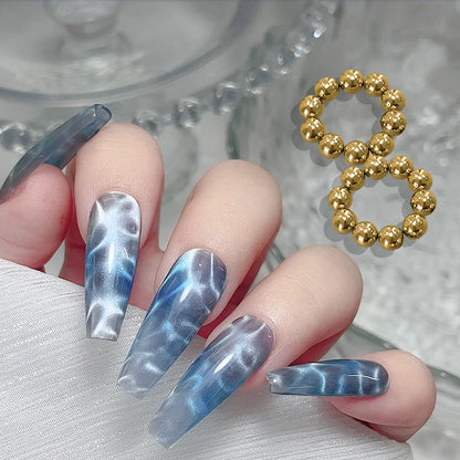 Water Ripple Cat Eye Magnetic Gel Beads for Nail Art - Smarsty