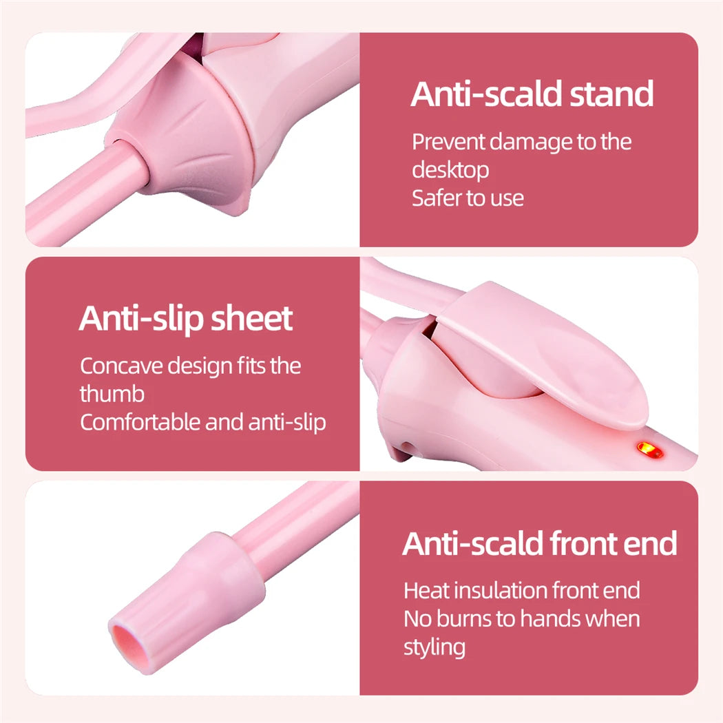 CkeyiN Mini Hair Curling Iron for Professional Styling - Smarsty