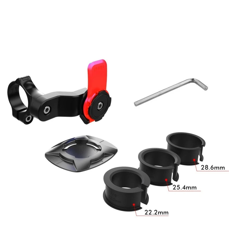 Handlebar Phone Mount With Shock Absorption Quick Lock - Smarsty