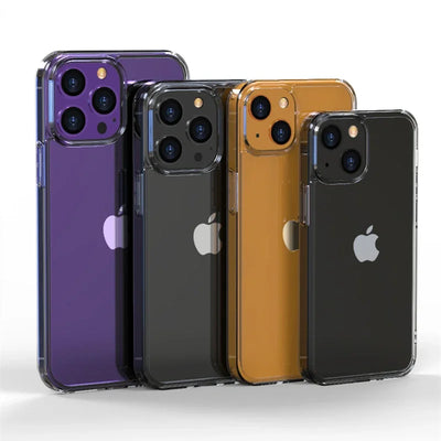 Luxury Tempered Glass Clear Case For iPhone 16 15 14 12 13 Mini 11 Pro XS Max X XR 15 7 8 16Plus SE Transparent Hard Case Fundas by Smarsty
