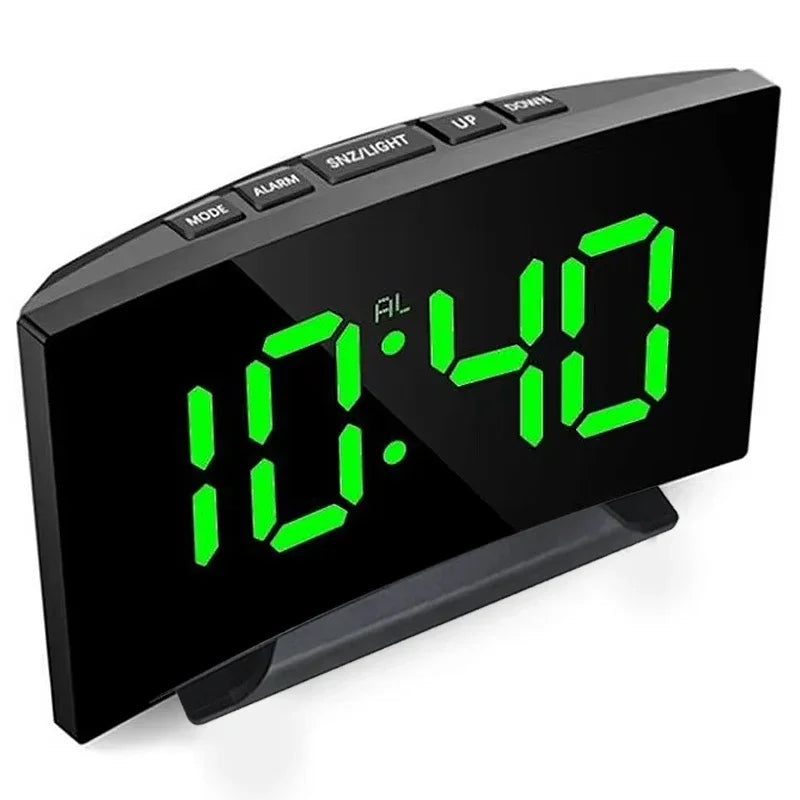 LED Digital Alarm Clock with Large Display and Temperature - Smarsty