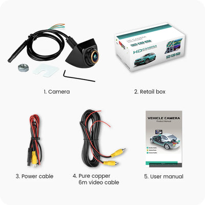 Rear View Camera 1080p Full HD Night Vision for Cars - Smarsty