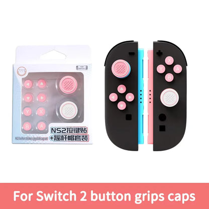 Thumb Button Grip Caps for Nintendo Switch Joysticks - Smarsty