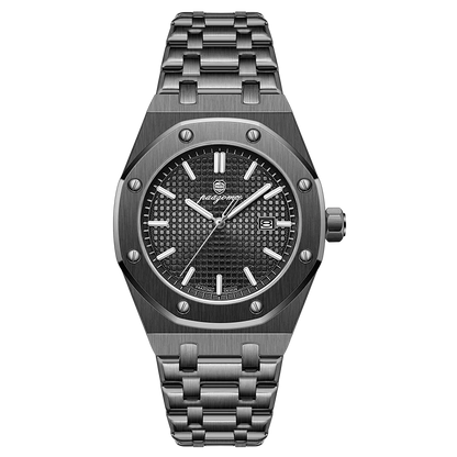 Luxury Waterproof Quartz Watch with Luminous Date Feature - Smarsty
