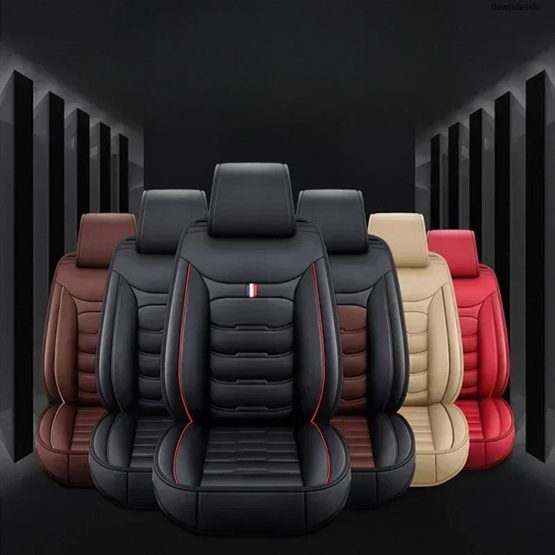 PU Leather Car Seat Cover Four Seasons Universal Fit - Smarsty