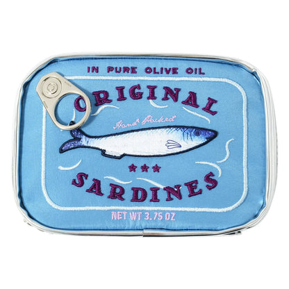 Canned Sardines Style Storage Bag Cute Bath Travel Bag Creative Portable Fashion Zipper Multi-function Soft for Weekend Vacation - Smarsty