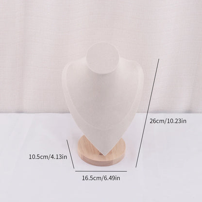 Velvet Jewelry Display Stand for Necklaces and Pendants - Smarsty