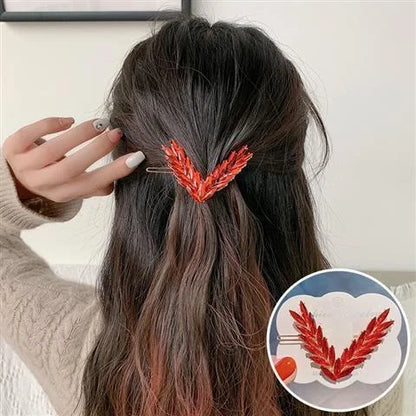 Luxury Crystal Hair Clip for Women with V Shape Design - Smarsty