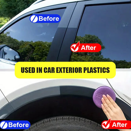 Back To Black Plastic Restorer With Longlasting Shine - Smarsty