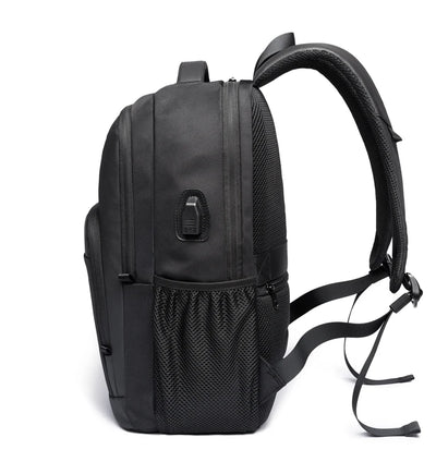 BANGE Travel Waterproof Backpack with USB Charging Port Fit 15.6 Inch Laptop Backpacks for Men and Women, Teenager School Bags - Smarsty