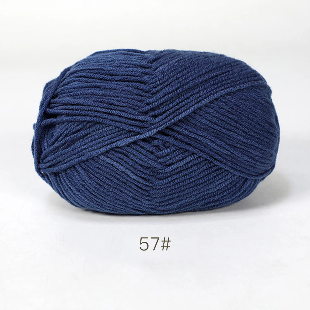 Soft Milk Cotton Yarn for Hand Knitting Projects - Smarsty