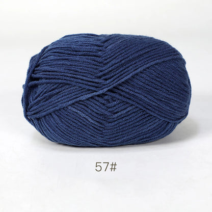 Soft Milk Cotton Yarn for Hand Knitting Projects - Smarsty