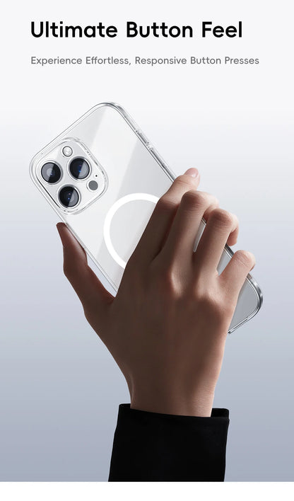 Smarsty Clear Magnetic MagSafe Slim Case for iPhone 16 Pro Max -