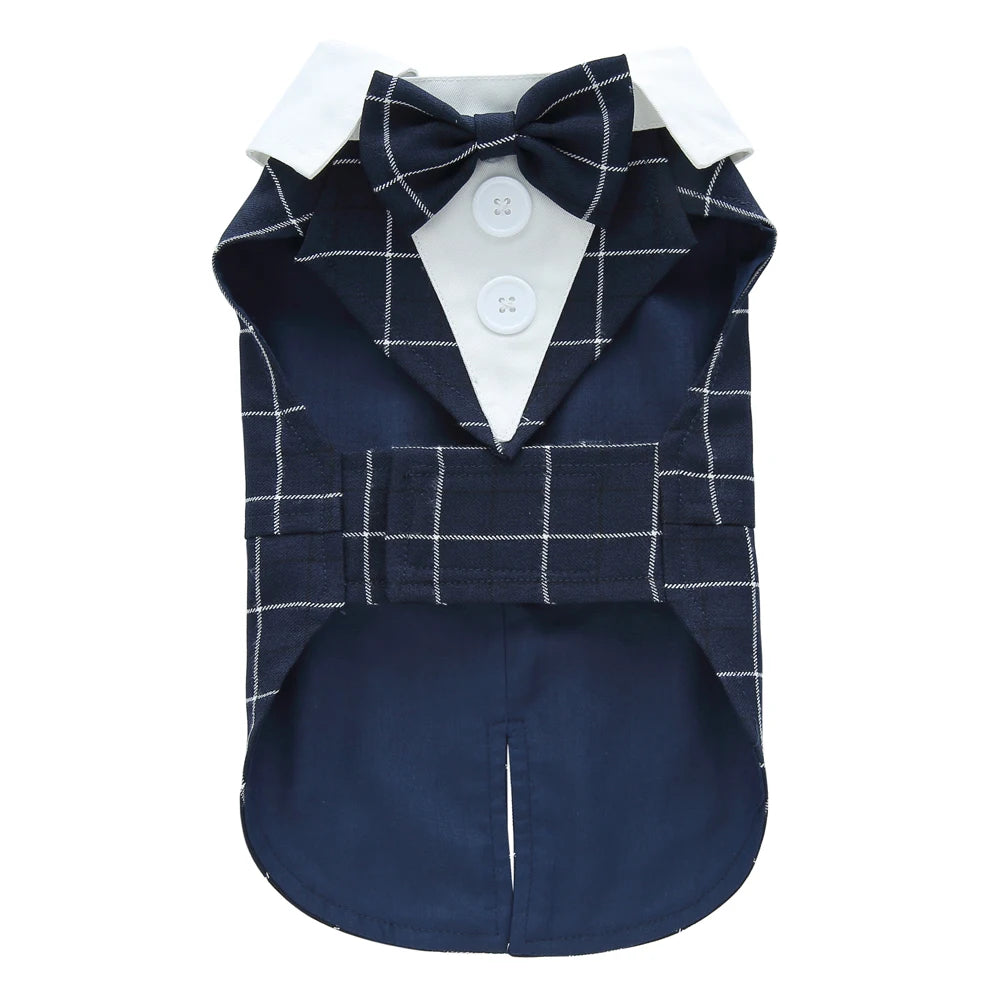 Formal Tuxedo Dog Costume for Weddings and Events - Smarsty
