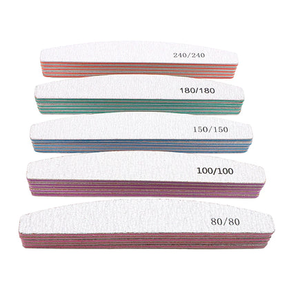 Professional Nail File Set with 5 Colors and Multiple Grits - Smarsty