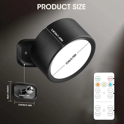Magnetic LED Wall Light with Dimmable Touch Control - Smarsty
