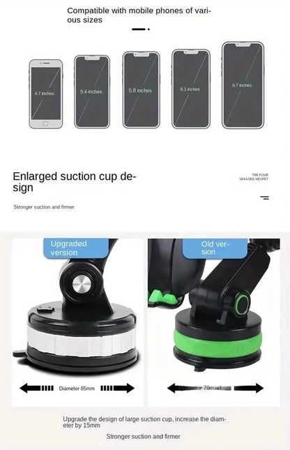 Universal Car Phone Holder Mount With Strong Suction Cup - Smarsty