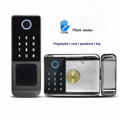 Waterproof Smart Door Lock with Bluetooth and WiFi Control - Smarsty