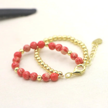 Lovely Natural Stone Bead Bracelet for Girls - Smarsty