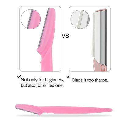 Eyebrow Razor Set with Precision Safety Covers - Smarsty
