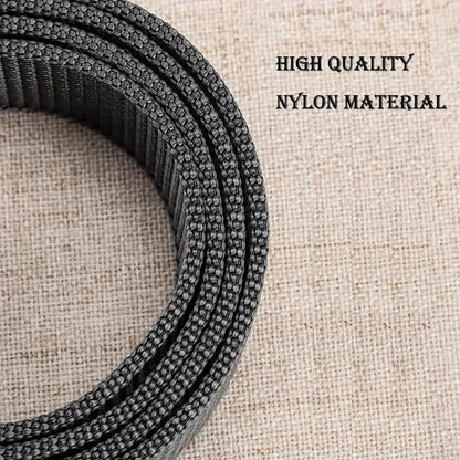 Mens Durable Nylon Canvas Belt Heavy Duty Tactical Workbelt - Smarsty