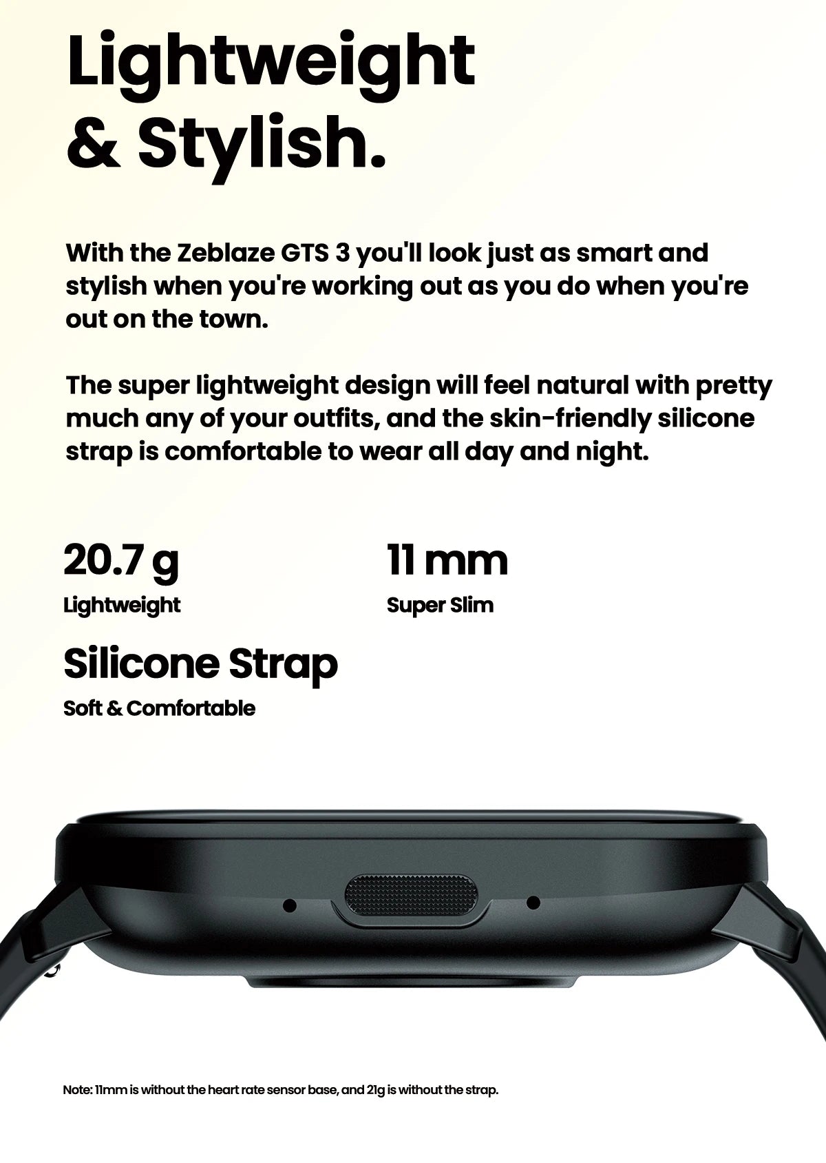 Zeblaze GTS 3 Smart Watch with 2.03 Inch Screen - Smarsty