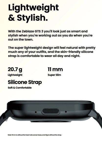 Zeblaze GTS 3 Smart Watch with 2.03 Inch Screen - Smarsty
