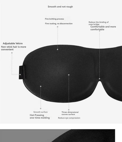 3D Non-Marking Eye Mask for Comfortable Sleep - Smarsty