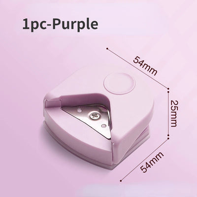 circle cutter button maker Corner round machine corner punching portable paper cutter card photo cutting - Smarsty