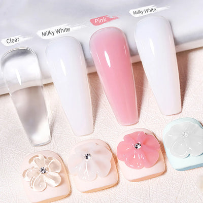 Clear Non-Stick Gel Nail Polish for Easy Sculpting - Smarsty