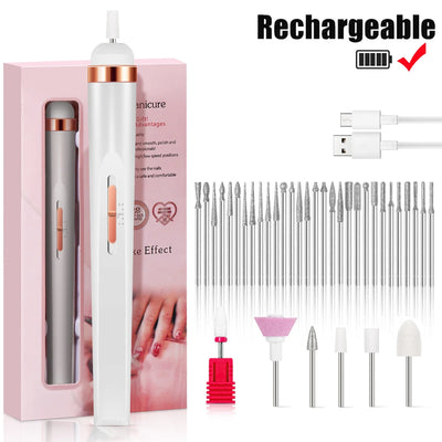 Portable Electric Nail File with 4 Speed Options - Smarsty