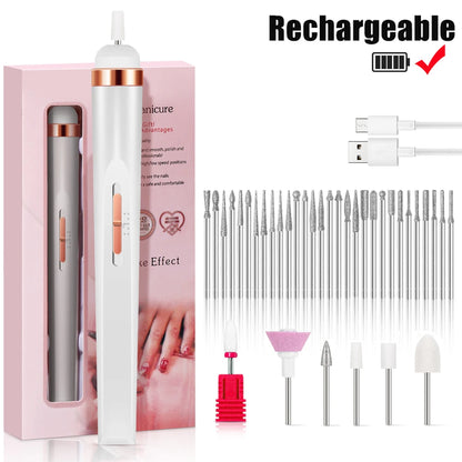 Portable Electric Nail File with 4 Speed Options - Smarsty